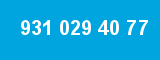 931 029 40 77 931 029 40 77